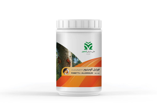 سم قارچکش فوزتیل آلومینیوم الیت پودری ملی شیمی کشاورز 500 گرم قوطی