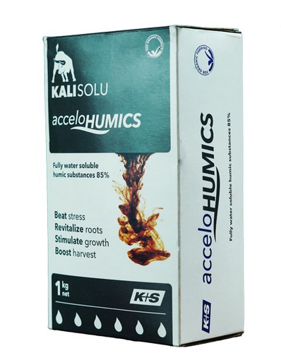 کود تقویتی هیومیک اسید آچلو هیومیک پودر K+S آلمان یک کیلو جعبه