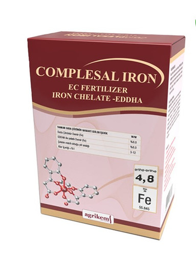 کود تقویتی آهن کمپلسال آیرون COMPLESAL IRON پودر اگریکم AGRIKEM ترکیه 1 کیلو جعبه